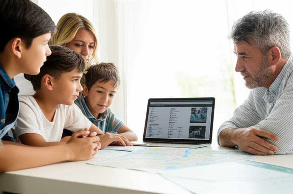 Argentina lifestyle planning scene focused on matching city and household profile